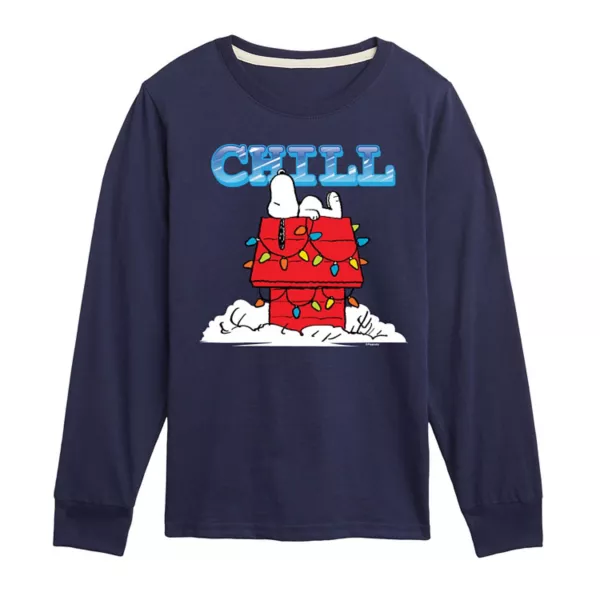 Футболка с длинным рукавом и принтом «Peanuts Snoopy Chill» для мальчиков 8-20 лет Licensed Character, синий
Футболка с длинным рукавом и принтом «Peanuts Snoopy Chill» для мальчиков 8-20 лет Licensed Character, синий