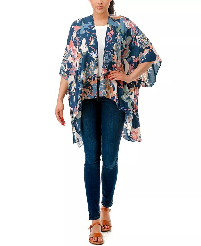 Накидка-кимоно с абстрактным принтом Marcus Adler, синий
Накидка-кимоно с абстрактным принтом Marcus Adler, синий