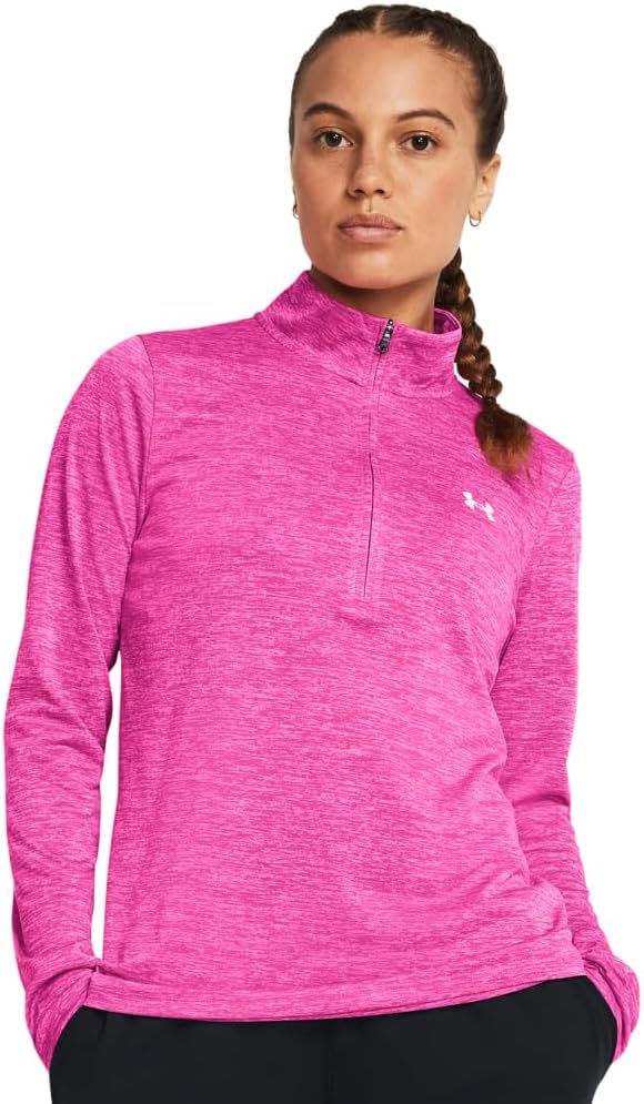 Толстовка Under Armour Women's Tech Twist Quarter Zip, (652) Rebel Pink/White
Толстовка Under Armour Women's Tech Twist Quarter Zip, (652) Rebel Pink/White