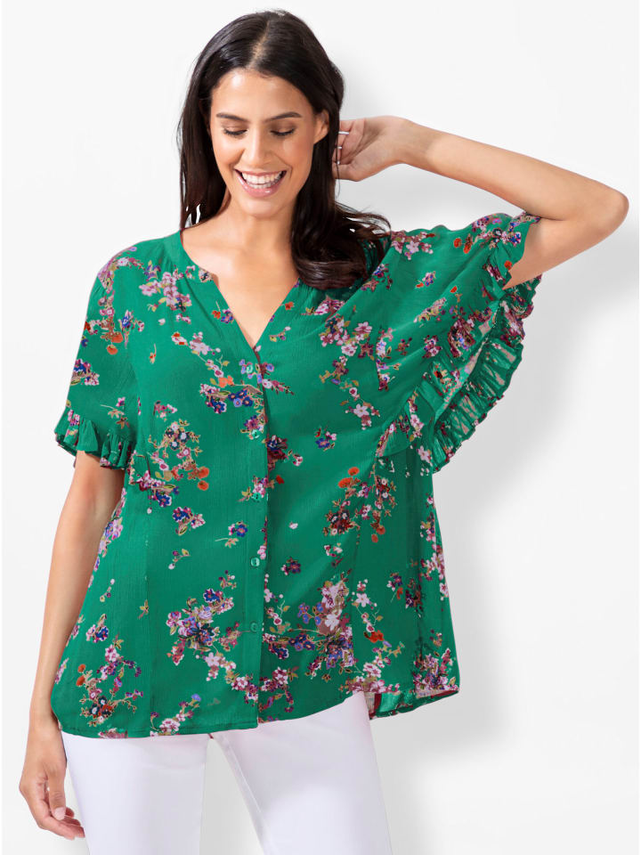 Блузка с принтом в изумрудном узоре WITT WEIDEN
Блузка с принтом в изумрудном узоре WITT WEIDEN