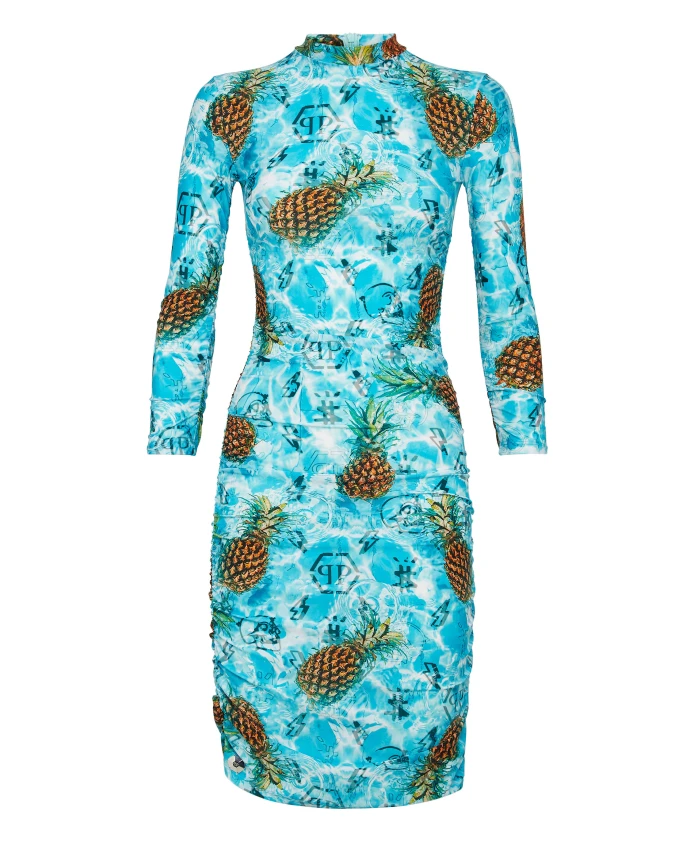 Короткое платье, ананасовое небо Philipp Plein, мультиколор
Короткое платье, ананасовое небо Philipp Plein, мультиколор