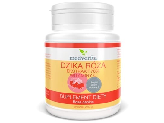 Medverita, Экстракт шиповника 70% витамин С, 250 г
Medverita, Экстракт шиповника 70% витамин С, 250 г