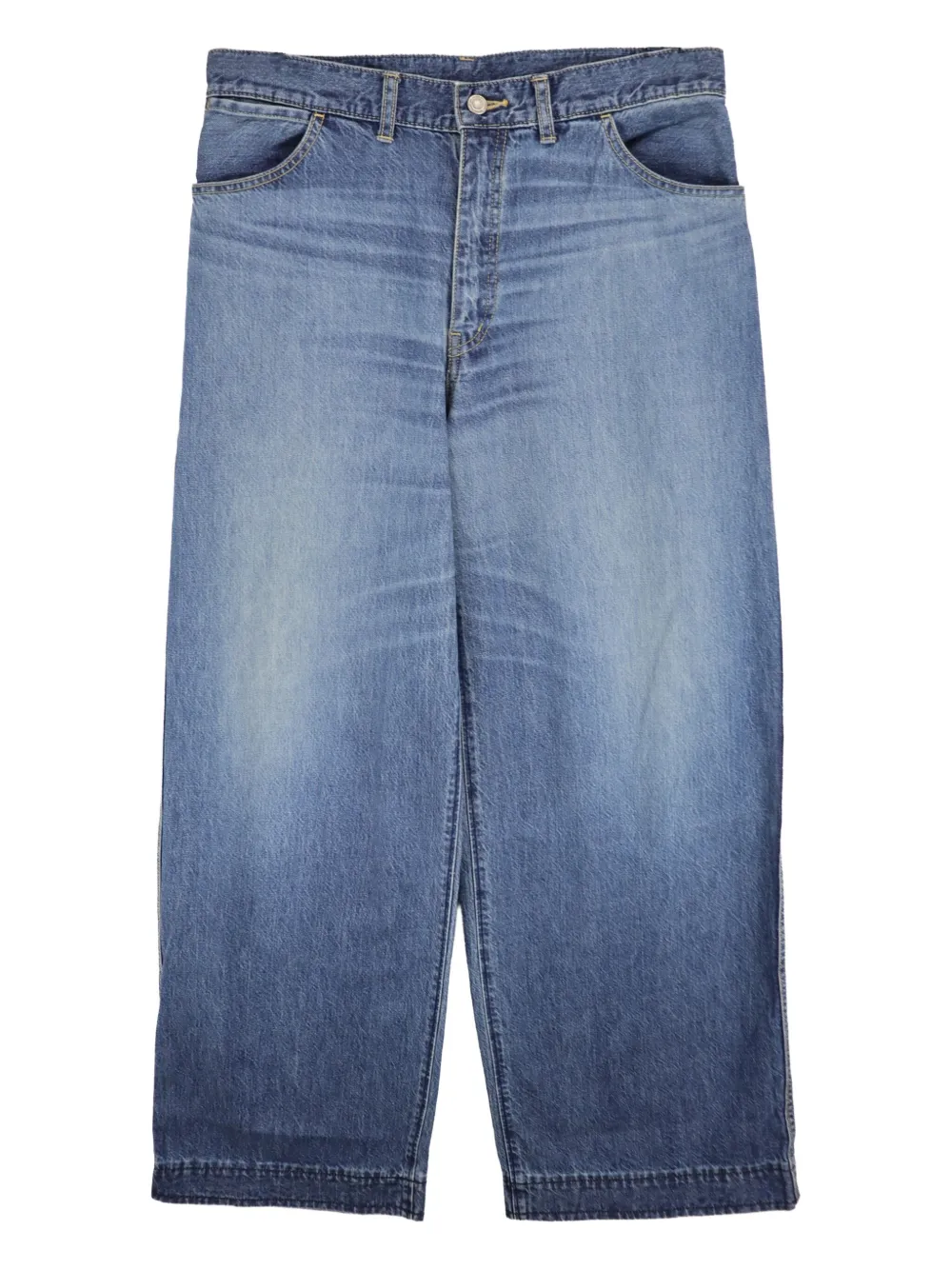 Джинсы из хлопкового денима с эффектом потертости N.HOOLYWOOD, синий
Джинсы из хлопкового денима с эффектом потертости N.HOOLYWOOD, синий