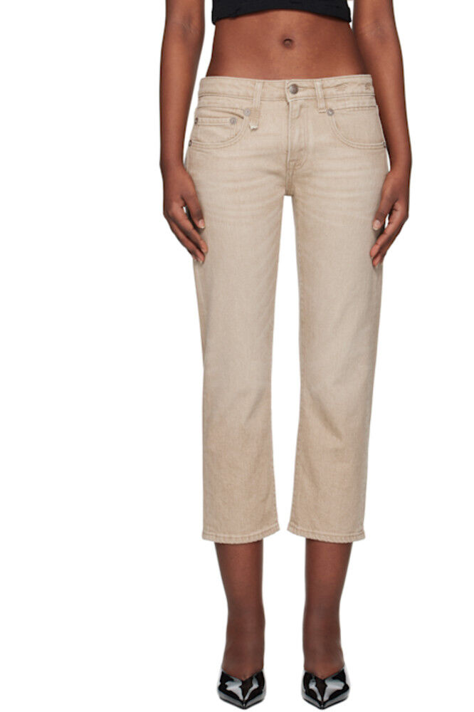 Бежевые джинсы Boy Straight R13
Бежевые джинсы Boy Straight R13