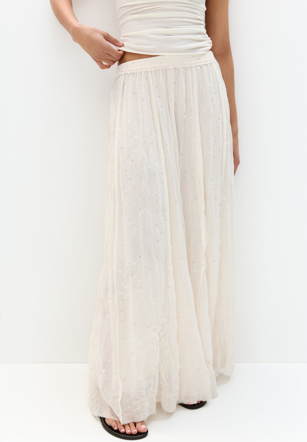 Юбка А-силуэта MIDI PULL&BEAR, бежевый
Юбка А-силуэта MIDI PULL&BEAR, бежевый