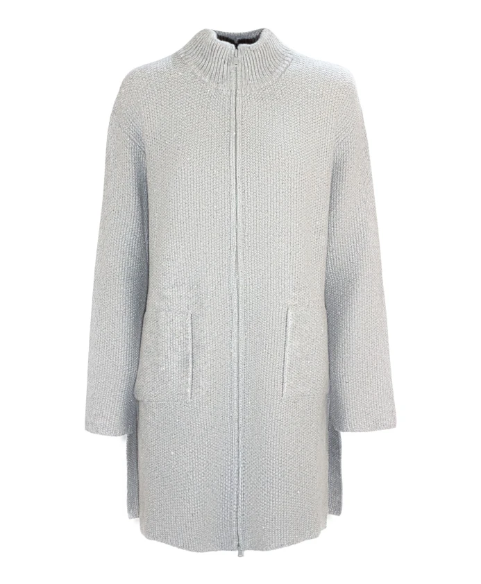Вязаное пальто с узором «семенная вязка» Kangra, серый
Вязаное пальто с узором «семенная вязка» Kangra, серый