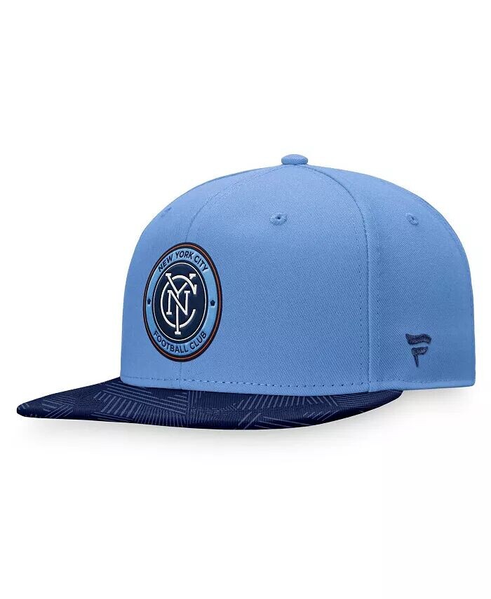 Мужская небесно-голубая кепка New York City FC Iconic Defender Snapback Fanatics, синий
Мужская небесно-голубая кепка New York City FC Iconic Defender Snapback Fanatics, синий