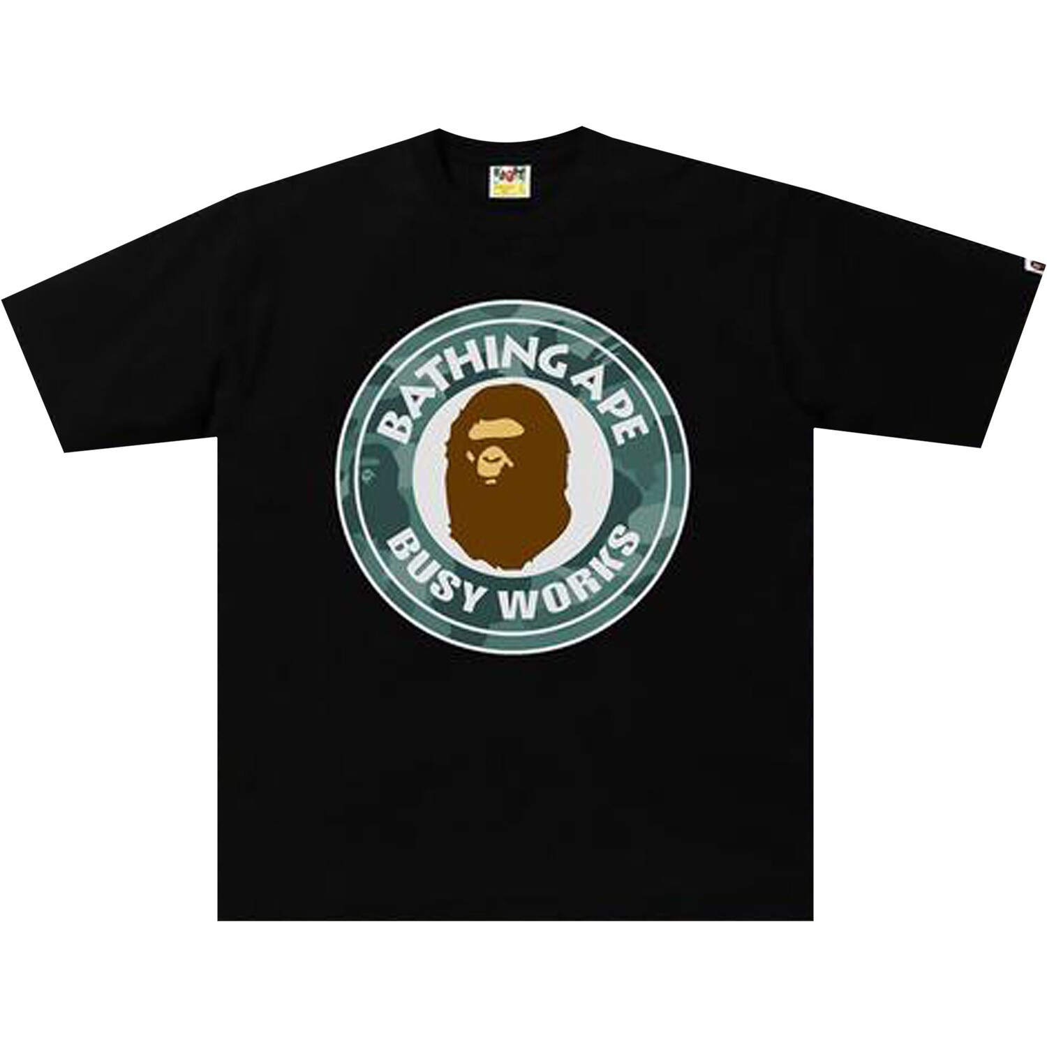 Свободная футболка BAPE Color Camo Busy Works, цвет черный/зеленый
Свободная футболка BAPE Color Camo Busy Works, цвет черный/зеленый