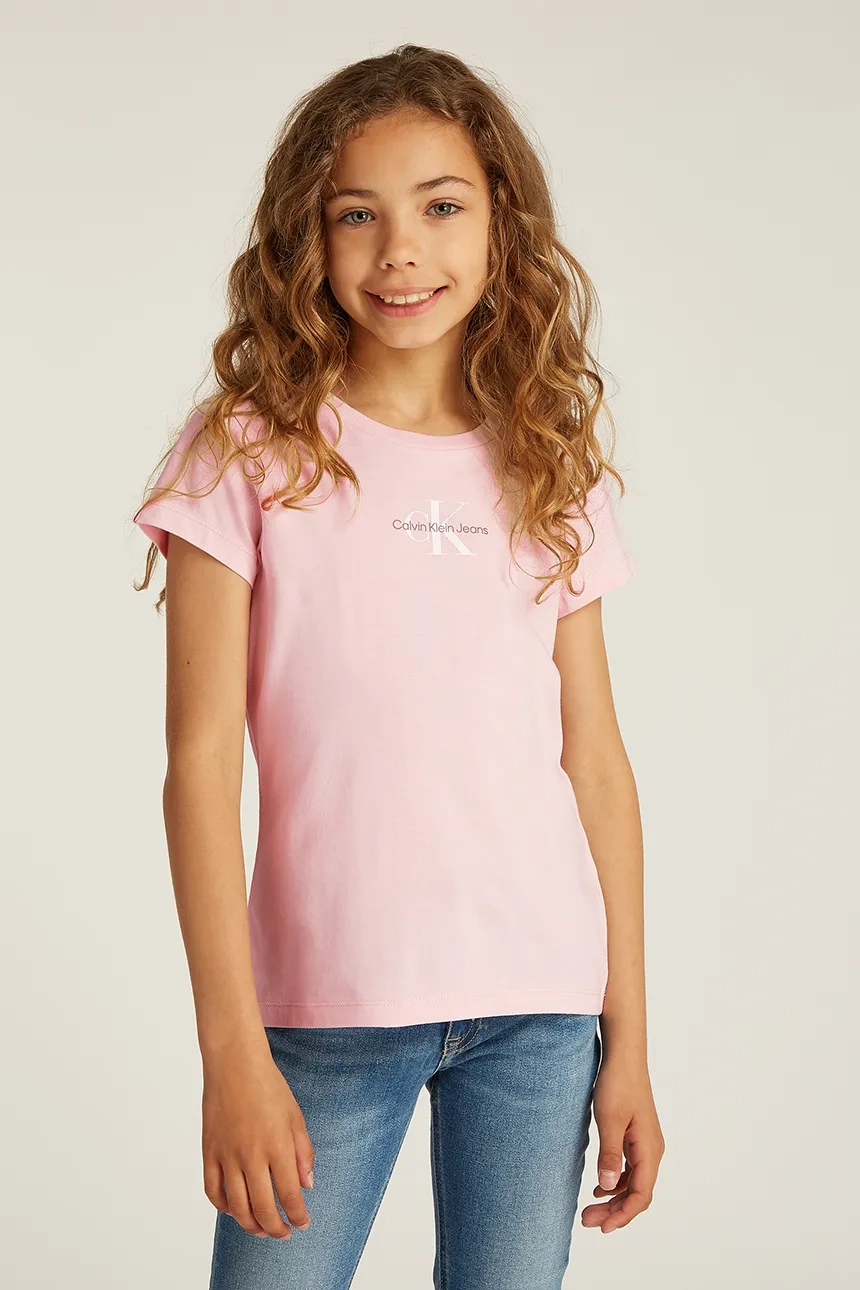Хлопковая футболка для детей Calvin Klein Jeans, розовый
Хлопковая футболка для детей Calvin Klein Jeans, розовый