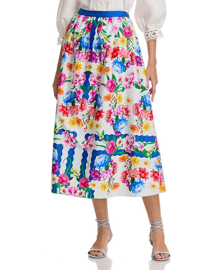 Юбка миди с принтом Marcie Cotton Elie Tahari, мультиколор
Юбка миди с принтом Marcie Cotton Elie Tahari, мультиколор