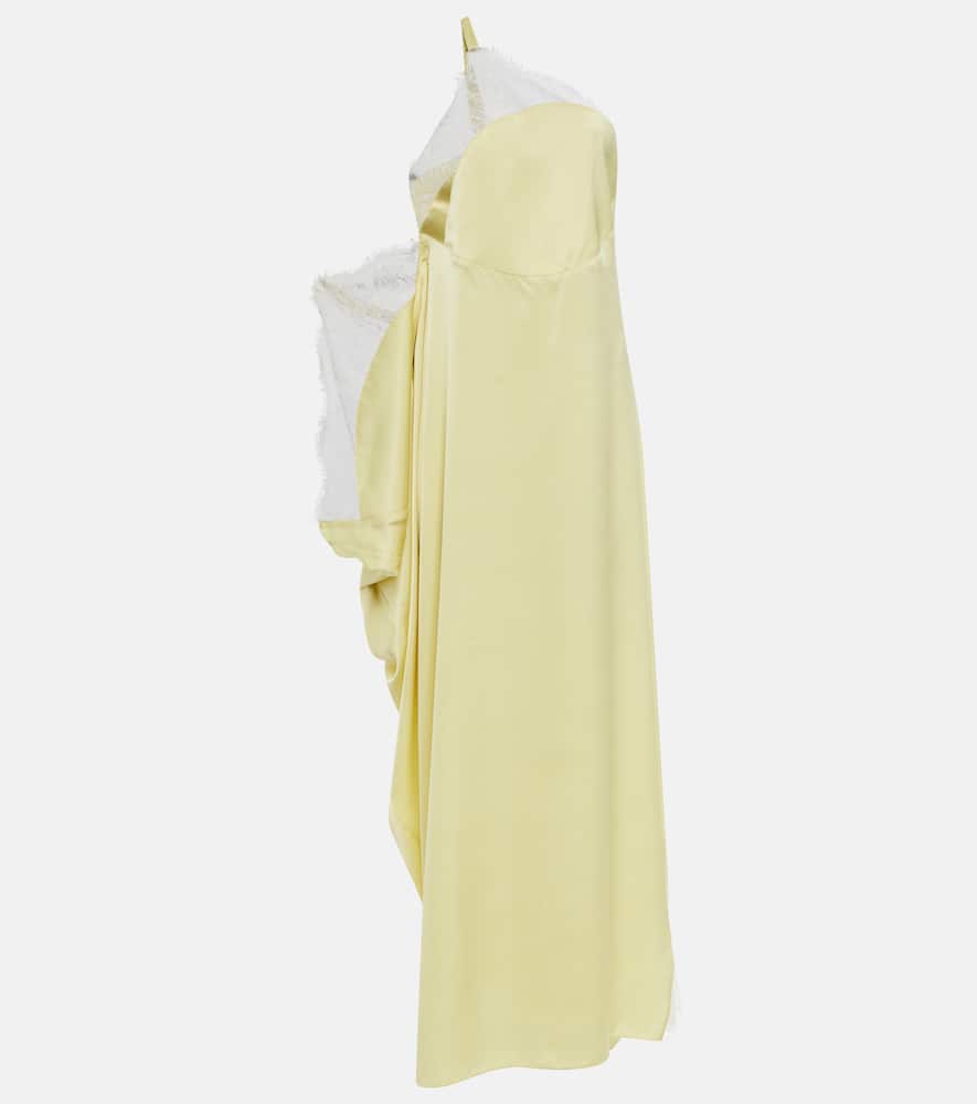Макси-платье из сатина с кружевной отделкой JW Anderson, Pale Yellow
Макси-платье из сатина с кружевной отделкой JW Anderson, Pale Yellow