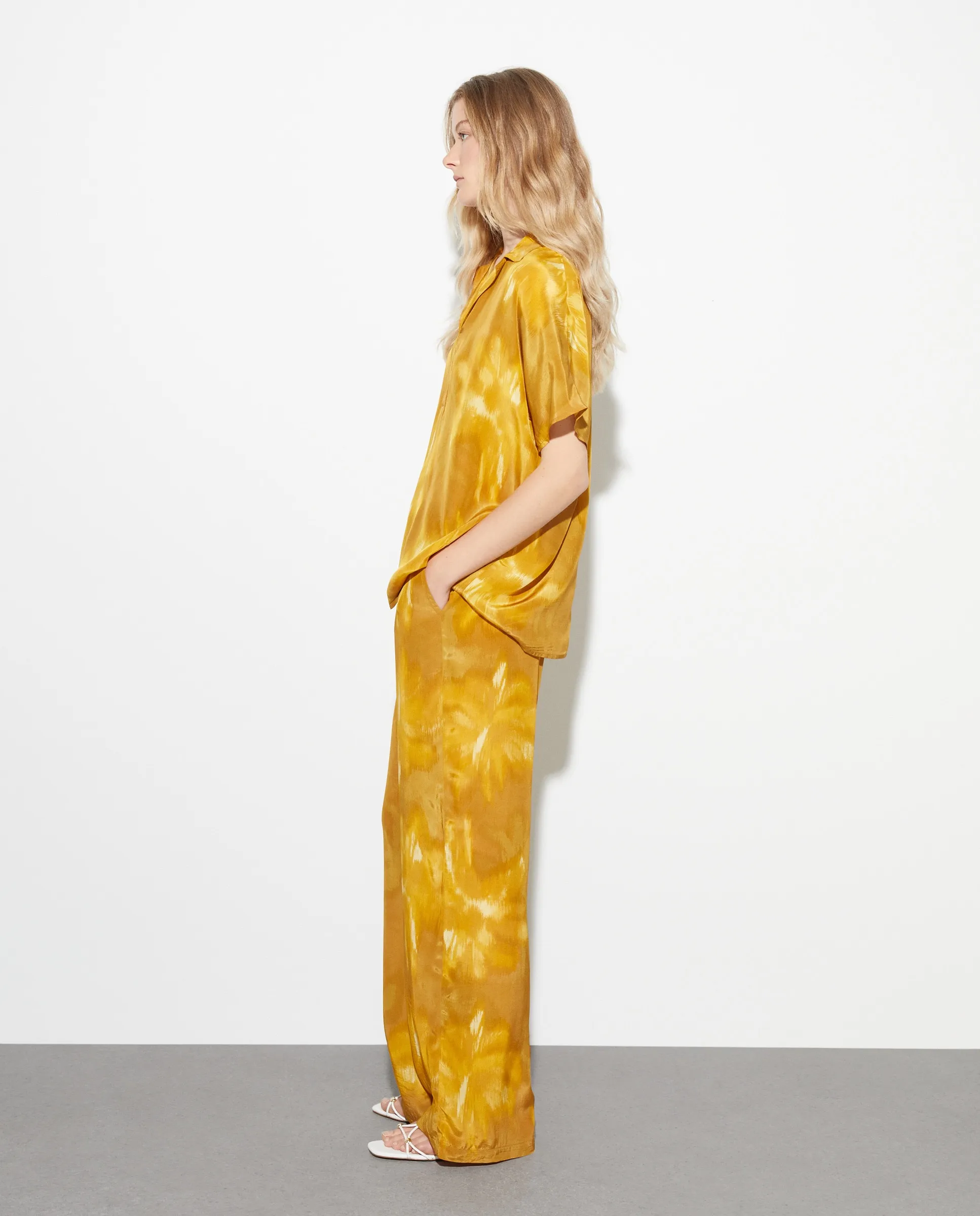 Широкие брюки с принтом для женщин Woman El Corte Inglés, желтый
Широкие брюки с принтом для женщин Woman El Corte Inglés, желтый