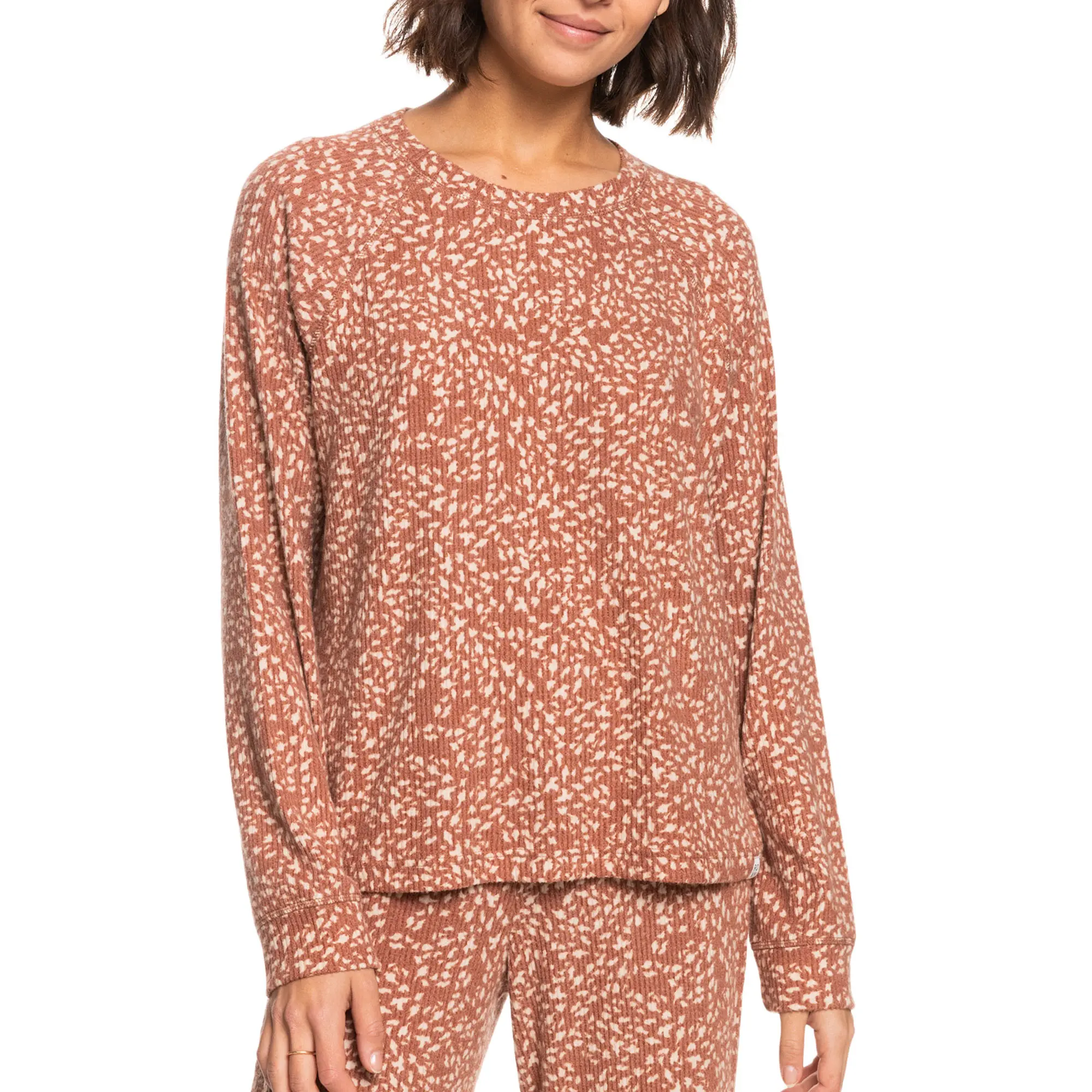 Женская футболка с ребристой отделкой Anchors Away Crew. ROXY, Rustic Brown Animalia Dots, Коричневый, Женская футболка с ребристой отделкой Anchors Away Crew. ROXY, Rustic Brown Animalia Dots
Женская футболка с ребристой отделкой Anchors Away Crew. ROXY, Rustic Brown Animalia Dots, Коричневый, Женская футболка с ребристой отделкой Anchors Away Crew. ROXY, Rustic Brown Animalia Dots