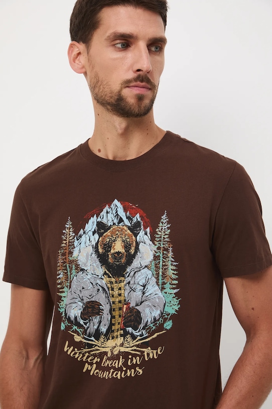 Хлопковая футболка Medicine, коричневый
Хлопковая футболка Medicine, коричневый