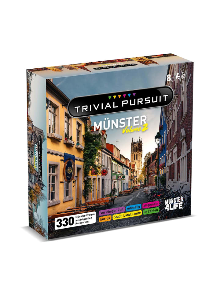 Winning Moves Trivial Pursuit - Münster Vol. 2 Knowledge Game в разноцветном исполнении
Winning Moves Trivial Pursuit - Münster Vol. 2 Knowledge Game в разноцветном исполнении