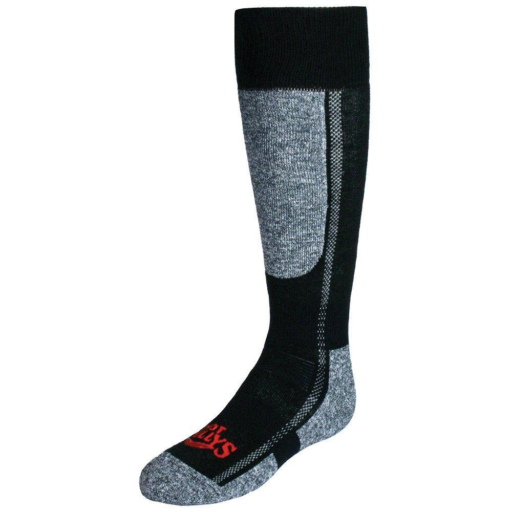 Детские лыжные носки Hot Chillys средней толщины, Black/Heather
Детские лыжные носки Hot Chillys средней толщины, Black/Heather