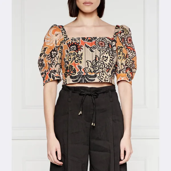 Укороченный топ Marc Cain, мультиколор
Укороченный топ Marc Cain, мультиколор