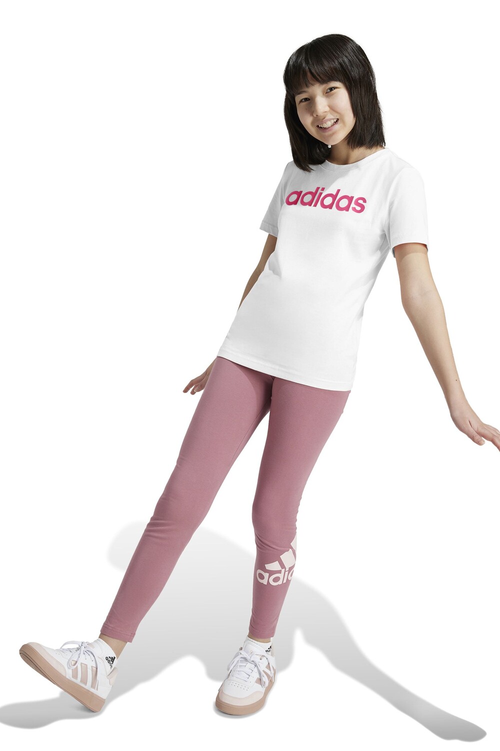 Футболка облегающего кроя Junior Essentials с линейным логотипом из 100% хлопка Adidas, белый
Футболка облегающего кроя Junior Essentials с линейным логотипом из 100% хлопка Adidas, белый