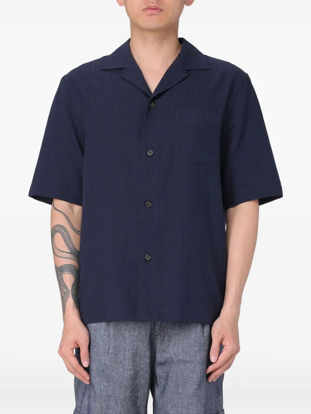 Рубашка с накладным карманом и пуговицами Paolo Pecora, синий
Рубашка с накладным карманом и пуговицами Paolo Pecora, синий