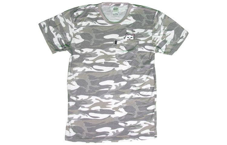 RIPNDIP Футболка Straight Fit Unisex серый камуфляж
RIPNDIP Футболка Straight Fit Unisex серый камуфляж