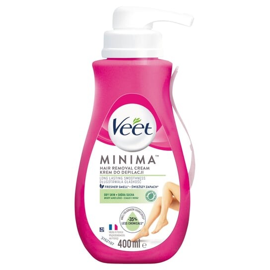 Крем для депиляции, сухая кожа, 400 мл, 1 шт. Veet, Minima
Крем для депиляции, сухая кожа, 400 мл, 1 шт. Veet, Minima