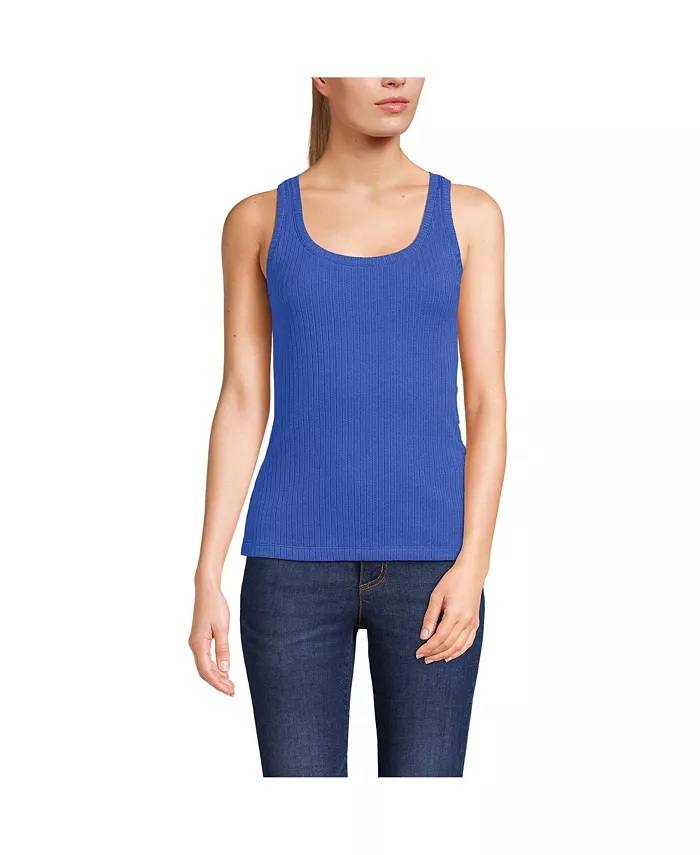 Женский топ с ажурной резинкой и V-образным вырезом UNeck Tank Lands' End, синий
Женский топ с ажурной резинкой и V-образным вырезом UNeck Tank Lands' End, синий