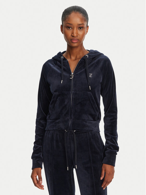 Облегающая толстовка Madison JCWA122001 Juicy Couture, синий 
Облегающая толстовка Madison JCWA122001 Juicy Couture, синий