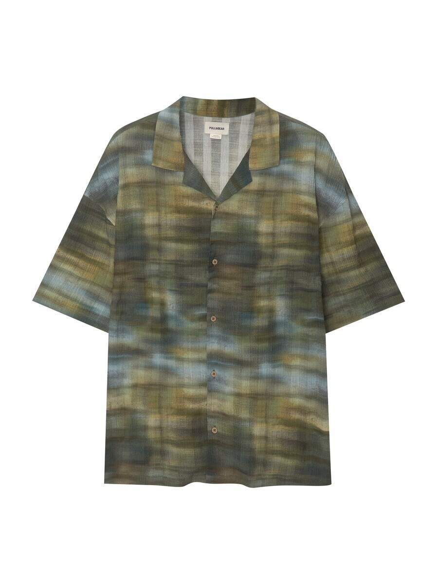 Повседневная рубашка Pull&Bear Comfort fit Button Up Shirt, цвет khaki/olive
Повседневная рубашка Pull&Bear Comfort fit Button Up Shirt, цвет khaki/olive