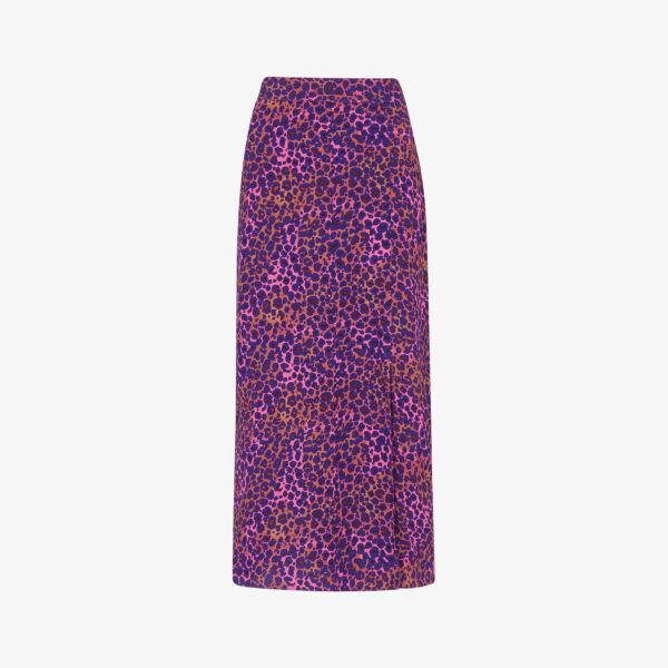 Тканая юбка миди с завышенной талией и леопардовым принтом Whistles, мультиколор
Тканая юбка миди с завышенной талией и леопардовым принтом Whistles, мультиколор