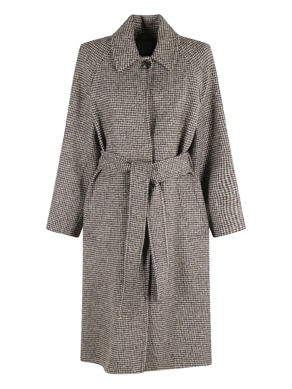 Пальто с поясом и узором "гусиная лапка" Kiltie, коричневый
Пальто с поясом и узором "гусиная лапка" Kiltie, коричневый