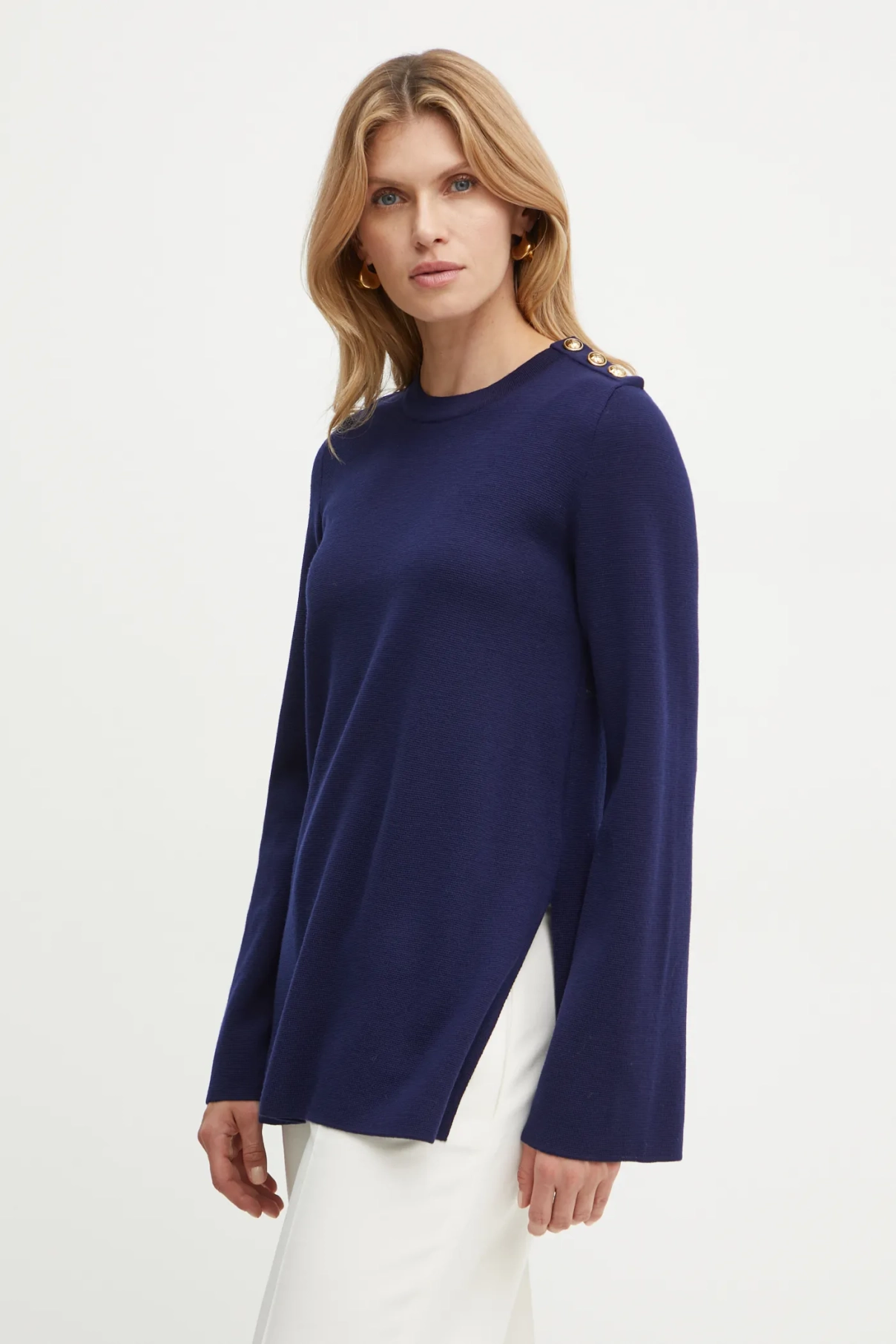 Шерстяной свитер MOSE Luisa Spagnoli, темно-синий
Шерстяной свитер MOSE Luisa Spagnoli, темно-синий