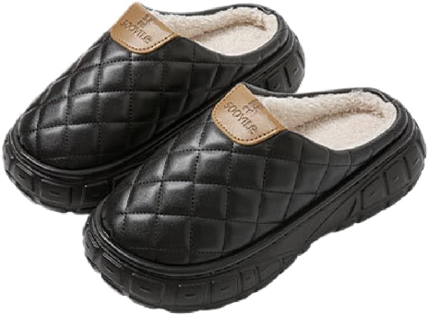 Мужские домашние тапочки премиум-класса с кожей, терморешеткой, противоскользящей подошвой, мягкие, теплые, пушистые, с амортизирующей подошвой Generic, черный
Мужские домашние тапочки премиум-класса с кожей, терморешеткой, противоскользящей подошвой, мягкие, теплые, пушистые, с амортизирующей подошвой Generic, черный