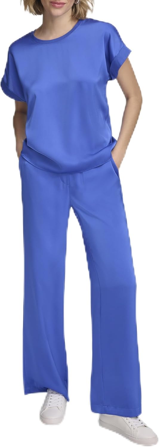 Женский топ Calvin Klein Mix Media с короткими рукавами, Dazzling Blue
Женский топ Calvin Klein Mix Media с короткими рукавами, Dazzling Blue