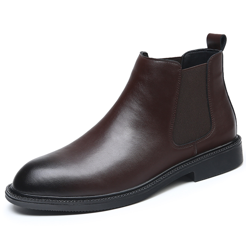 KACHILANG Коричневые короткие челси без подкладки мужские, цвет Brown Unlined
KACHILANG Коричневые короткие челси без подкладки мужские, цвет Brown Unlined