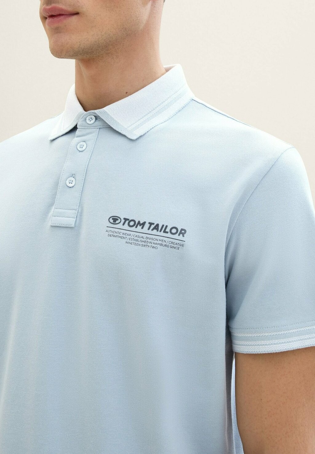 Рубашка поло MIT LOGO TOM TAILOR, светло-голубой
Рубашка поло MIT LOGO TOM TAILOR, светло-голубой