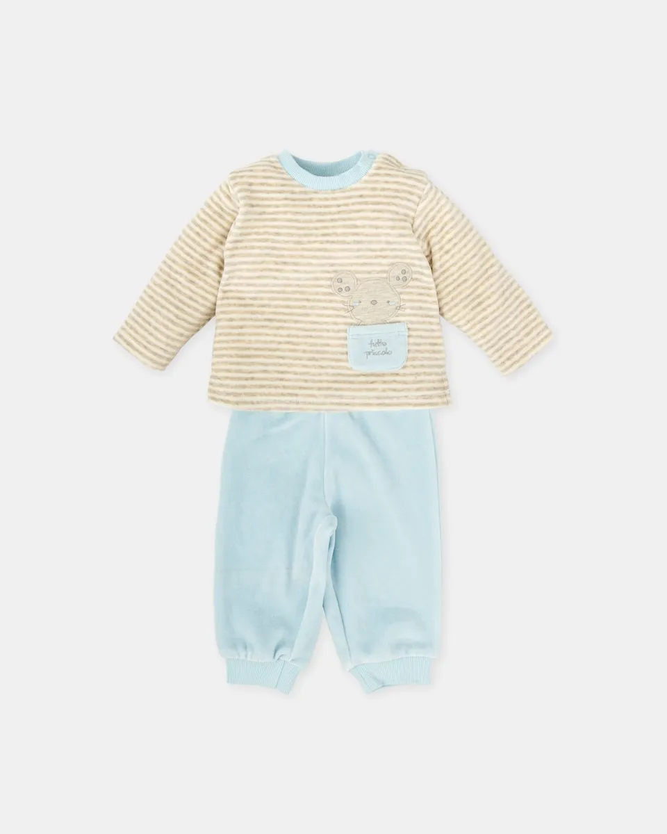 Детский комплект из двух предметов с голубой мышкой Tutto Piccolo
Детский комплект из двух предметов с голубой мышкой Tutto Piccolo