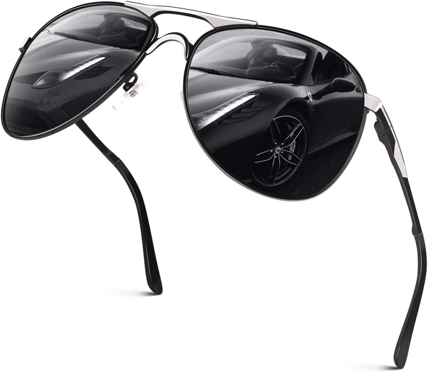 Классические солнцезащитные очки GQUEEN в стиле милитари, пилотные, поляризованные, с пружинными шарнирами, алюминиево-магниевые, для мужчин и женщин, MOS1, F Black Frame/Black Lens
Классические солнцезащитные очки GQUEEN в стиле милитари, пилотные, поляризованные, с пружинными шарнирами, алюминиево-магниевые, для мужчин и женщин, MOS1, F Black Frame/Black Lens