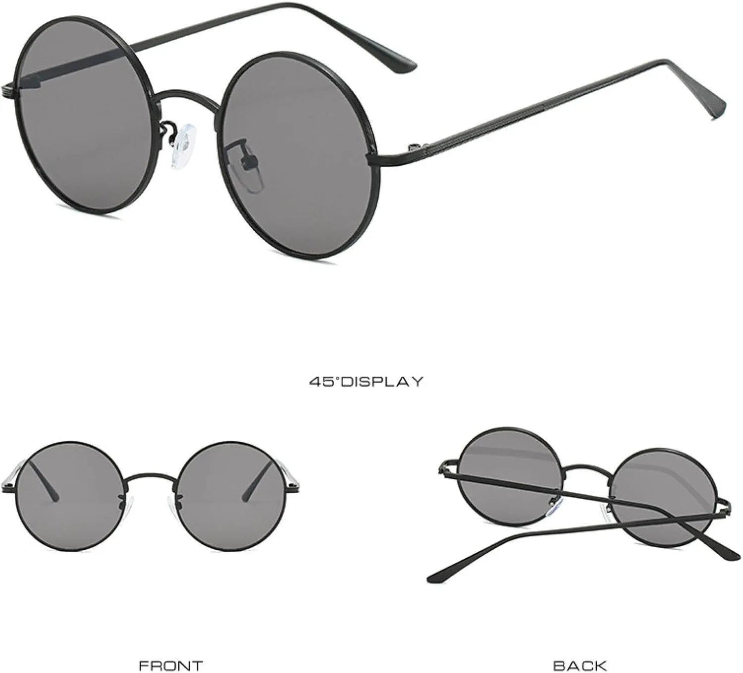 Модные роскошные круглые солнцезащитные очки для женщин и мужчин в винтажном стиле для активного отдыха с защитой от УФ-излучения UV400 TOIPASTN, Gold Pink
Модные роскошные круглые солнцезащитные очки для женщин и мужчин в винтажном стиле для активного отдыха с защитой от УФ-излучения UV400 TOIPASTN, Gold Pink
