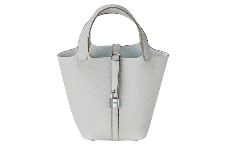 HERMES Пикотин Лок Клеменс Бычья кожа Сумка-корзинка Сумка-ведро Женская сумка 18 80 Жемчужно-серый
HERMES Пикотин Лок Клеменс Бычья кожа Сумка-корзинка Сумка-ведро Женская сумка 18 80 Жемчужно-серый
