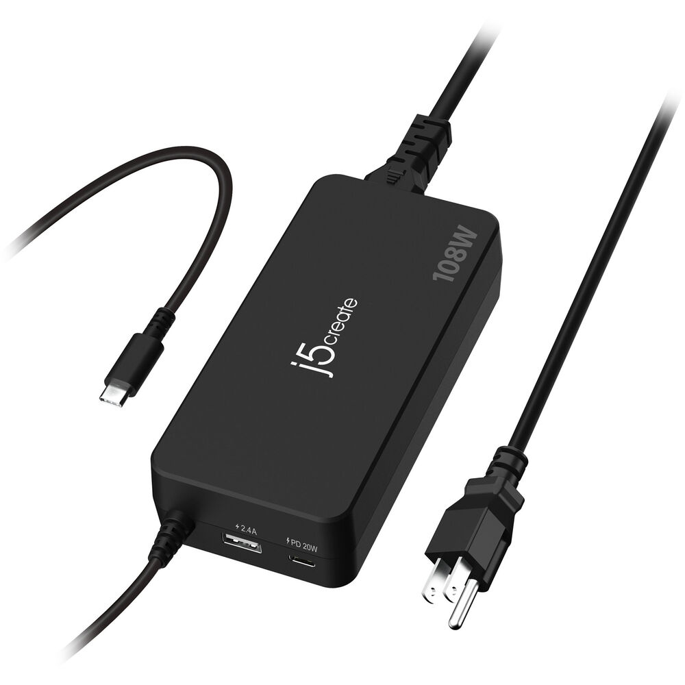 Зарядное устройство j5create PD USB Type-C Super Charger (Black) JUP34108
Зарядное устройство j5create PD USB Type-C Super Charger (Black) JUP34108