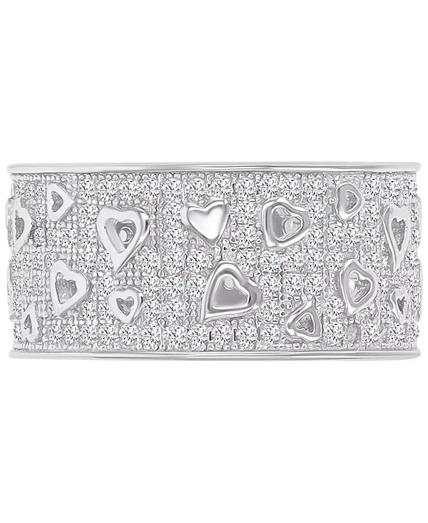 Кольцо с кубическим цирконием (2-1/5 карата) в форме сердца из стерлингового серебра Macy'S, silver
Кольцо с кубическим цирконием (2-1/5 карата) в форме сердца из стерлингового серебра Macy'S, silver