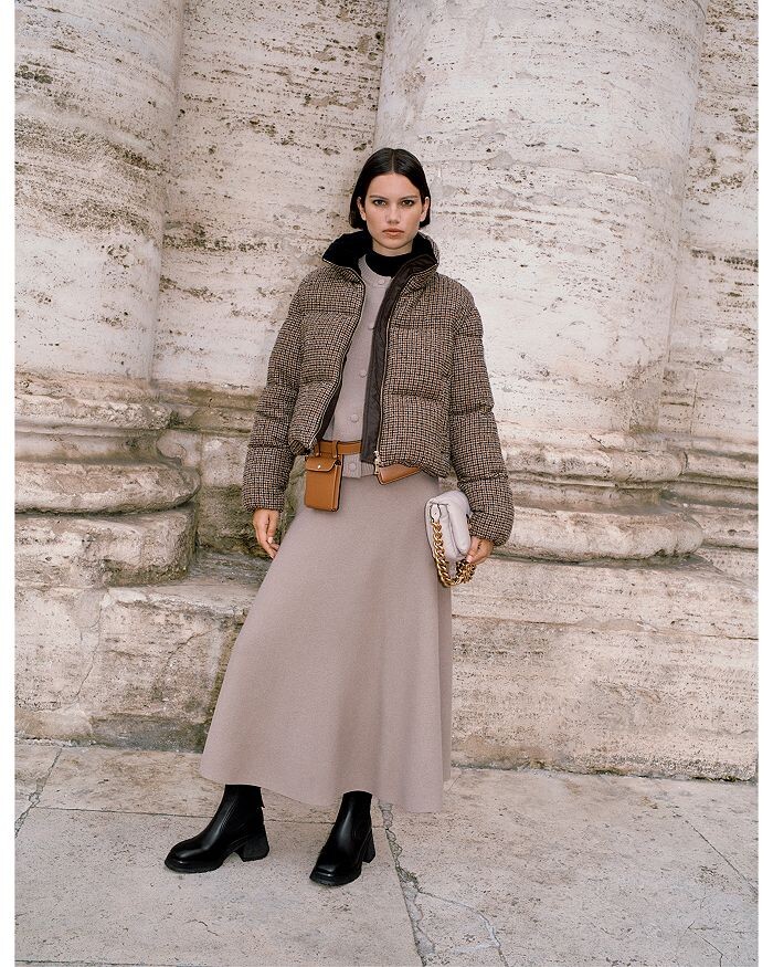 Moncler Шерстяная куртка-букле Seboune в клетку, коричневый
Moncler Шерстяная куртка-букле Seboune в клетку, коричневый