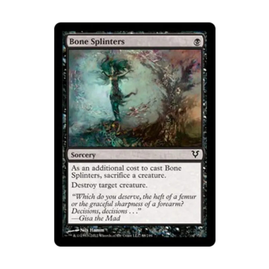 CCG Осколки костей (С) (Фольга), MTG - Avacyn Restored
CCG Осколки костей (С) (Фольга), MTG - Avacyn Restored