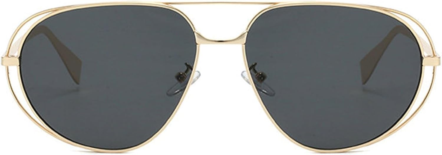 Солнцезащитные очки-пилот большого размера Helena для женщин, модель 2026, роскошные, модные, в металлической оправе, для путешествий, винтажный стиль, защита от УФ-излучения UV400, C5
Солнцезащитные очки-пилот большого размера Helena для женщин, модель 2026, роскошные, модные, в металлической оправе, для путешествий, винтажный стиль, защита от УФ-излучения UV400, C5