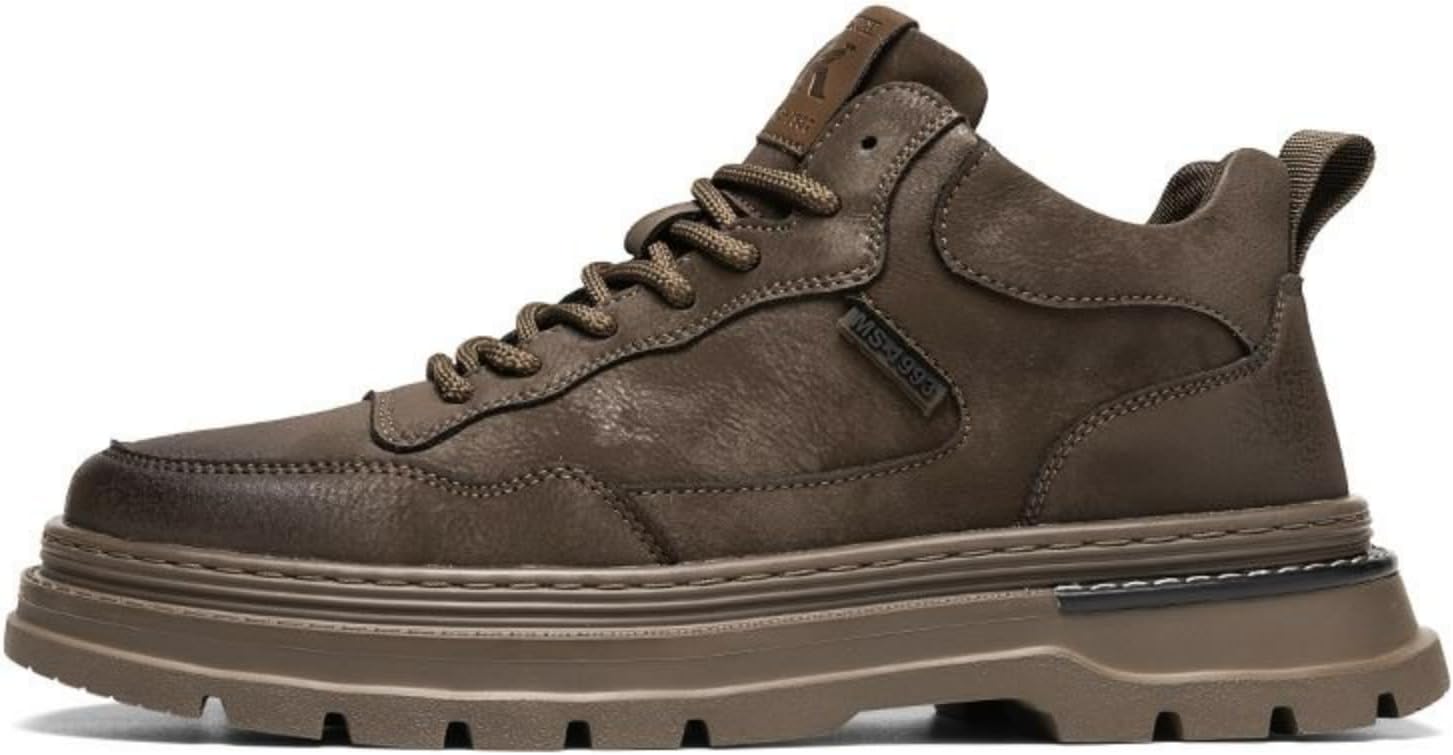 Ретро-кроссовки средней высоты на массивной подошве для мужчин и женщин, модные повседневные ботинки на платформе для работы и прогулок Macefil, коричневый
Ретро-кроссовки средней высоты на массивной подошве для мужчин и женщин, модные повседневные ботинки на платформе для работы и прогулок Macefil, коричневый