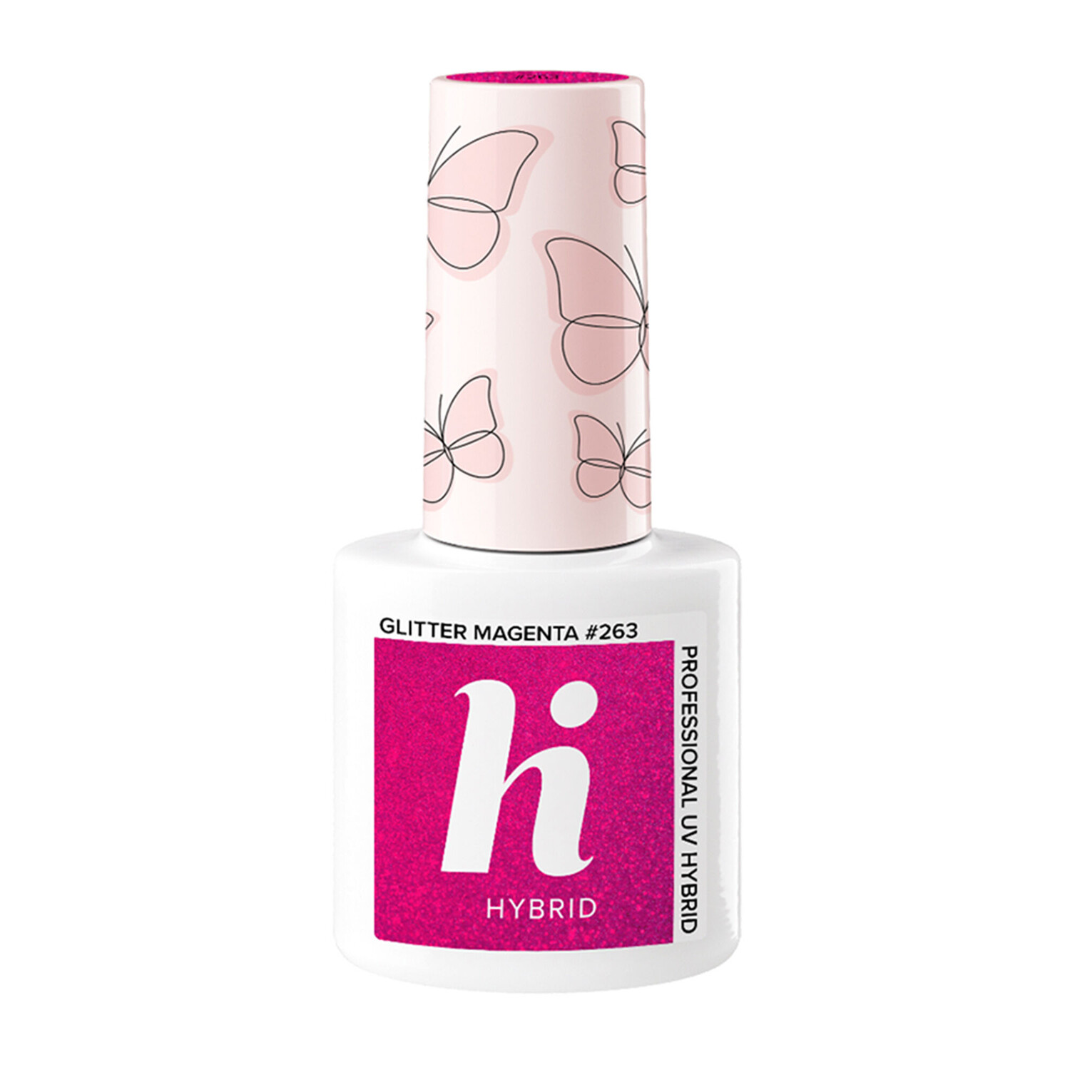 Гибридный лак для ногтей 263 глиттер пурпурный Hi Hybrid, 5 мл
Гибридный лак для ногтей 263 глиттер пурпурный Hi Hybrid, 5 мл