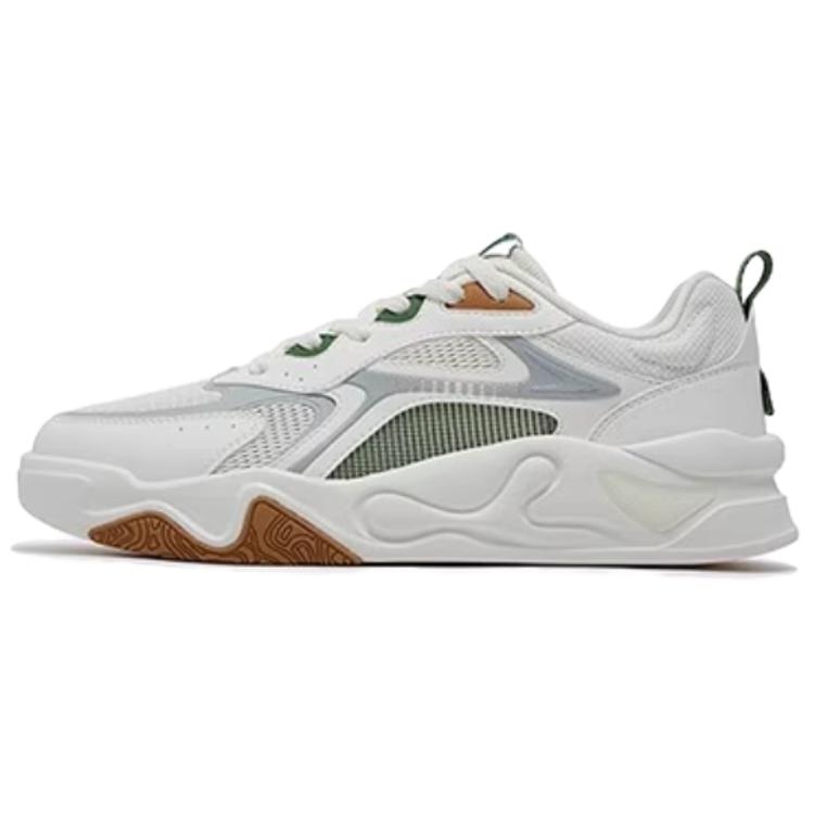 361° Нескользящие, износостойкие, дышащие низкие кроссовки для скейтбординга, мужские, белые, зеленые
361° Нескользящие, износостойкие, дышащие низкие кроссовки для скейтбординга, мужские, белые, зеленые