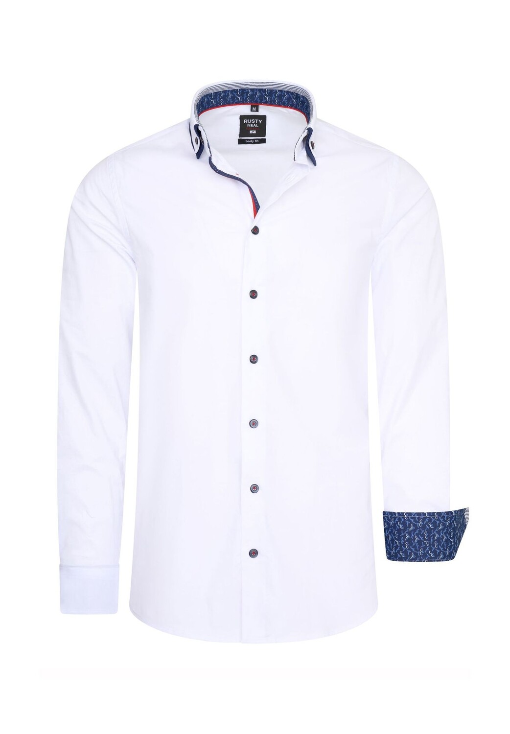 Рубашка с длинными рукавами и модными контрастными деталями RUSTY NEAL
Рубашка с длинными рукавами и модными контрастными деталями RUSTY NEAL