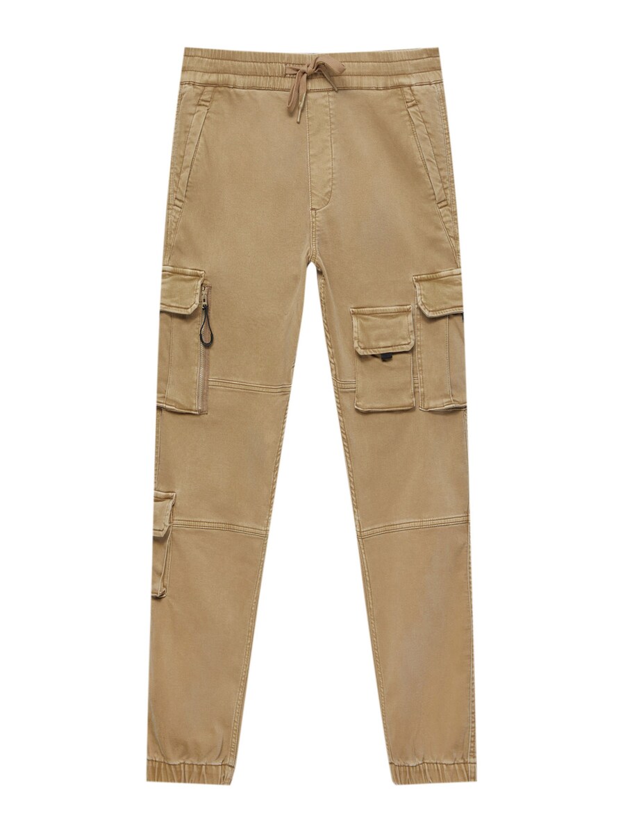 Зауженные брюки-карго Pull&Bear, светло-коричневый
Зауженные брюки-карго Pull&Bear, светло-коричневый