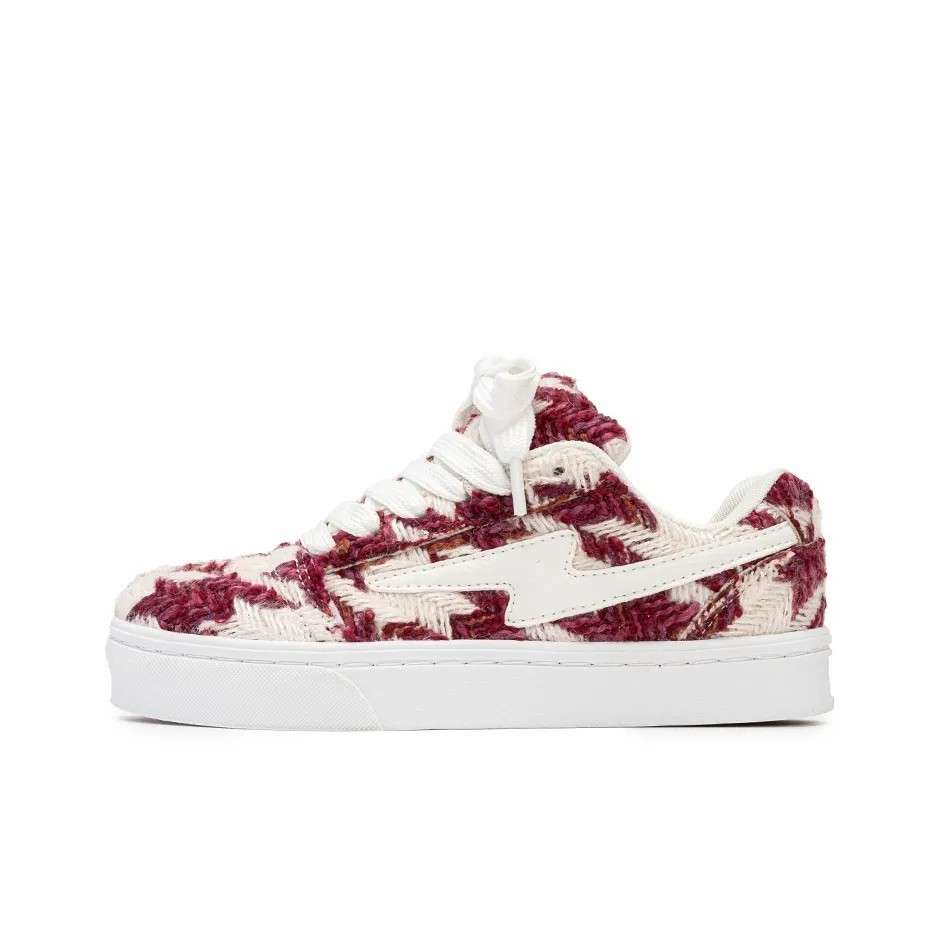 KAAVER OTTO Амортизирующие устойчивые к истиранию дышащие низкие скейтбордские кроссовки унисекс - красная клетка, цвет Houndstooth Red
KAAVER OTTO Амортизирующие устойчивые к истиранию дышащие низкие скейтбордские кроссовки унисекс - красная клетка, цвет Houndstooth Red